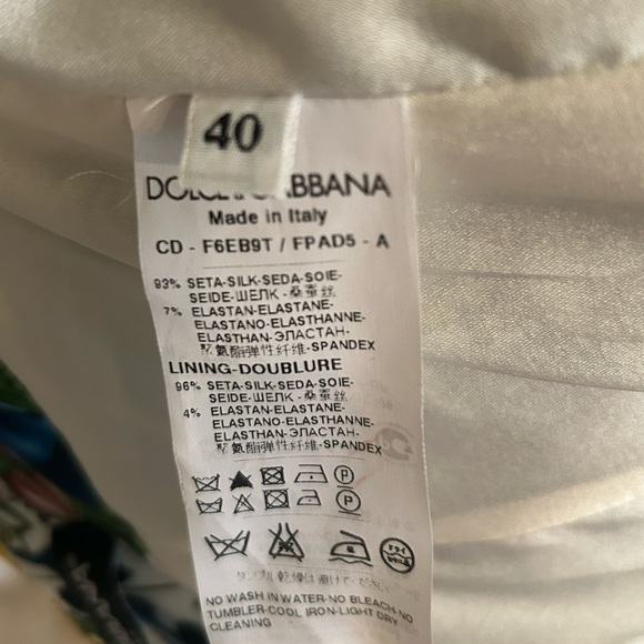 DOLCE & GABBANA  Dress AUTHENTIC Rare Gorgeous in Perfect Condition. 40, 4,6 - Picture 12 of 14